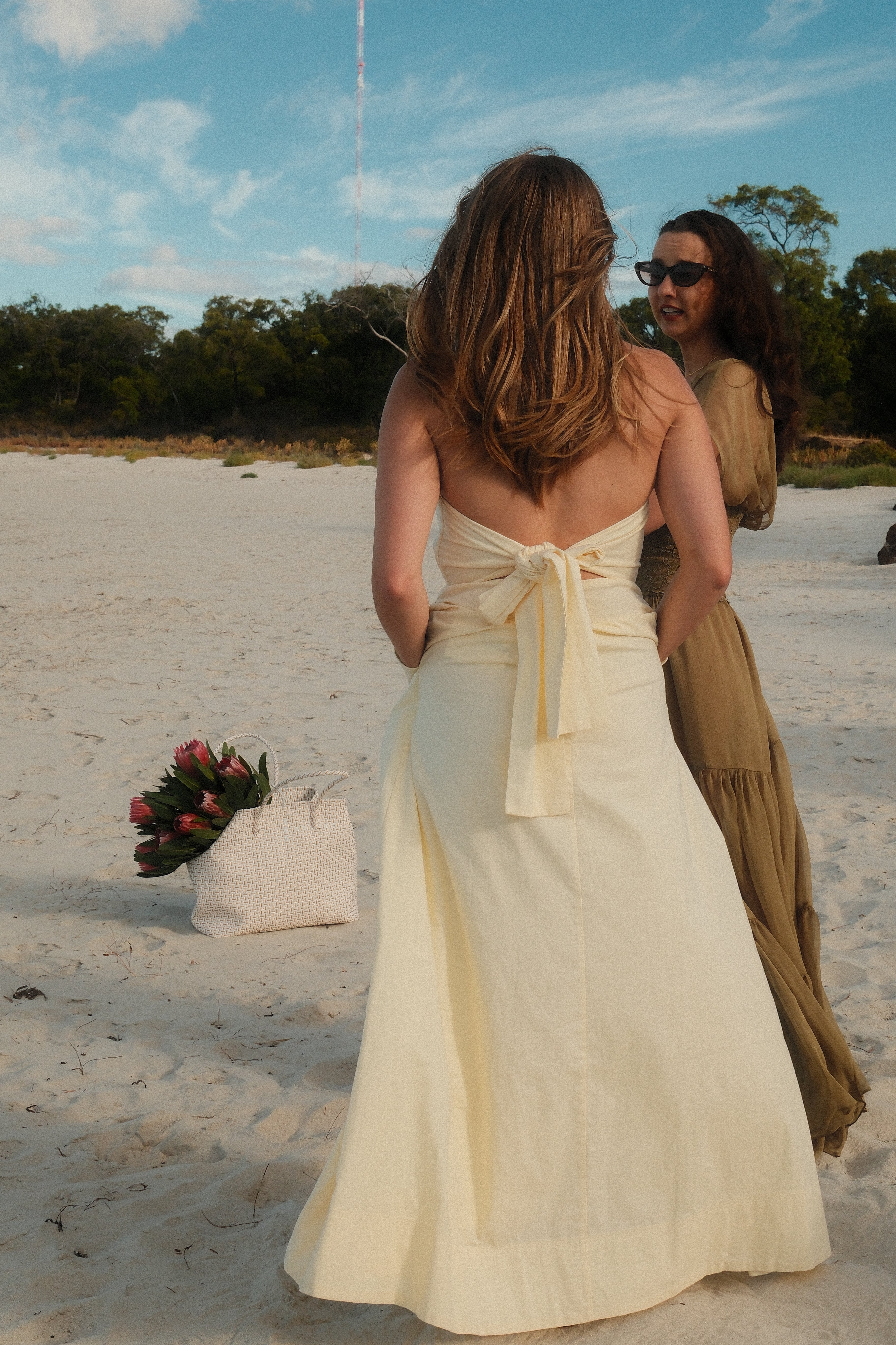 WAVY STRAPLESS MAXI