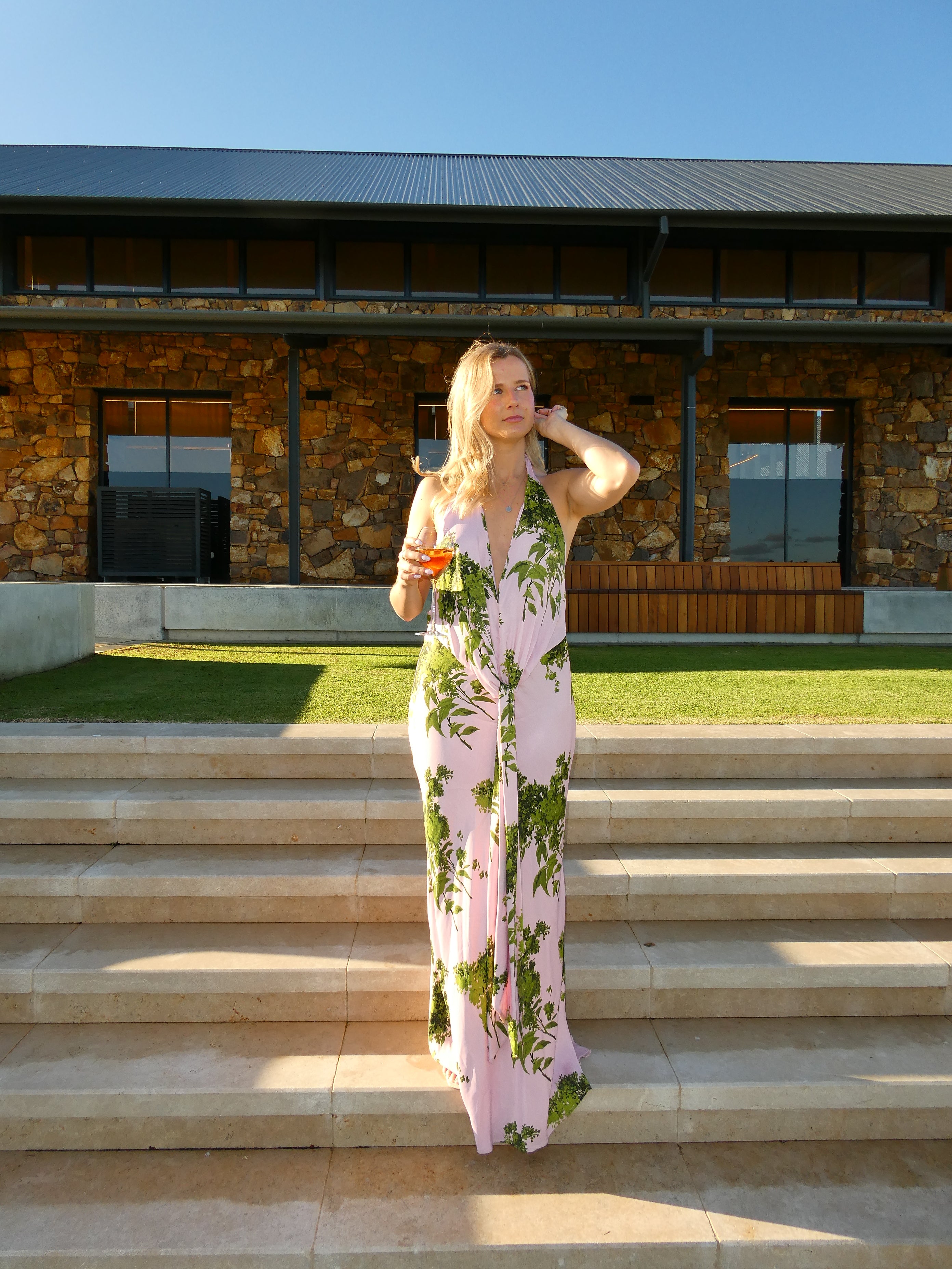 PLUNGE COWL MAXI