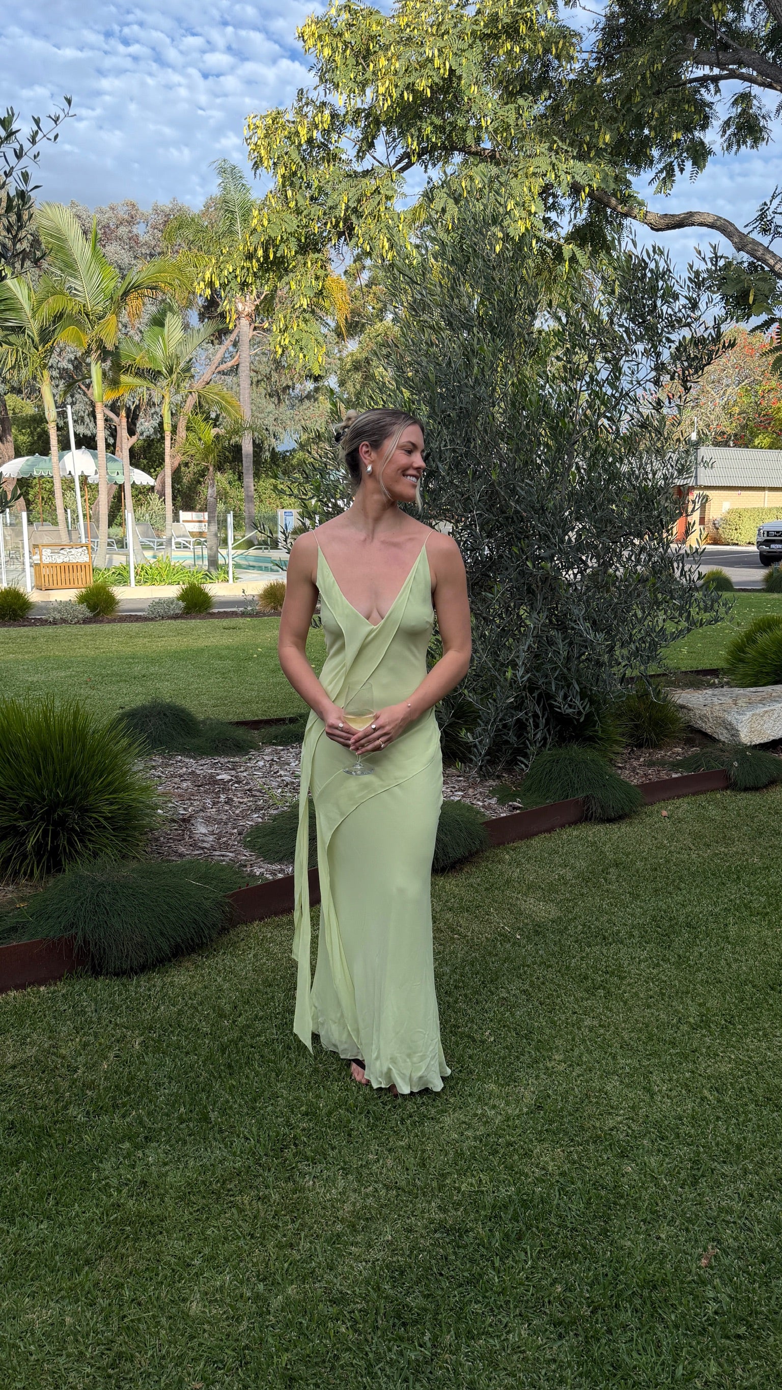 SABRINA ASYM DRESS