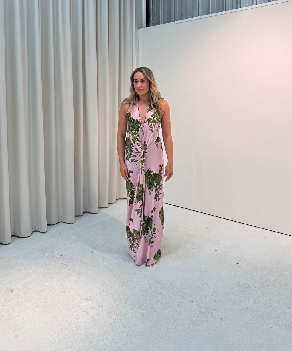 PLUNGE COWL MAXI