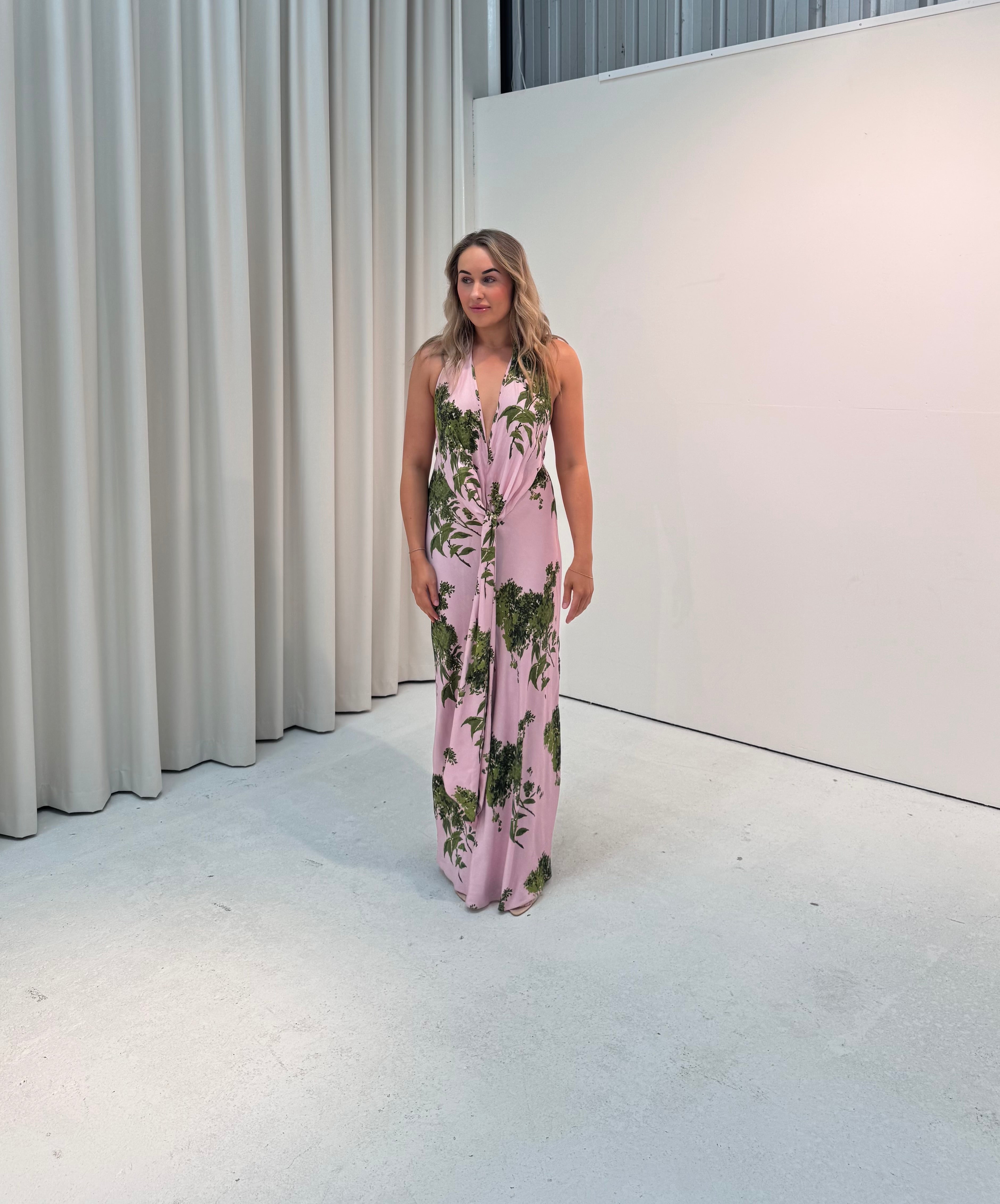 PLUNGE COWL MAXI