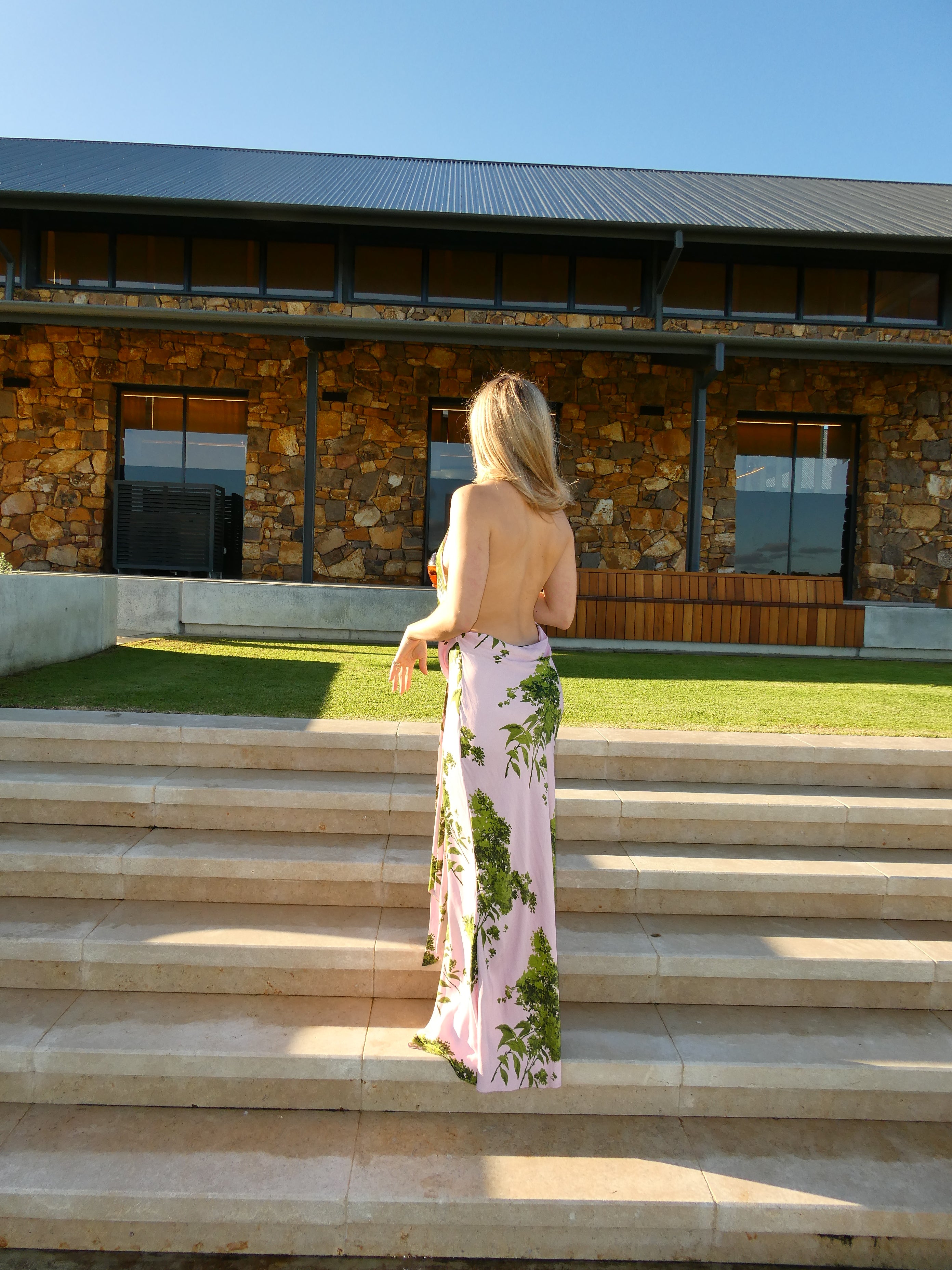 PLUNGE COWL MAXI