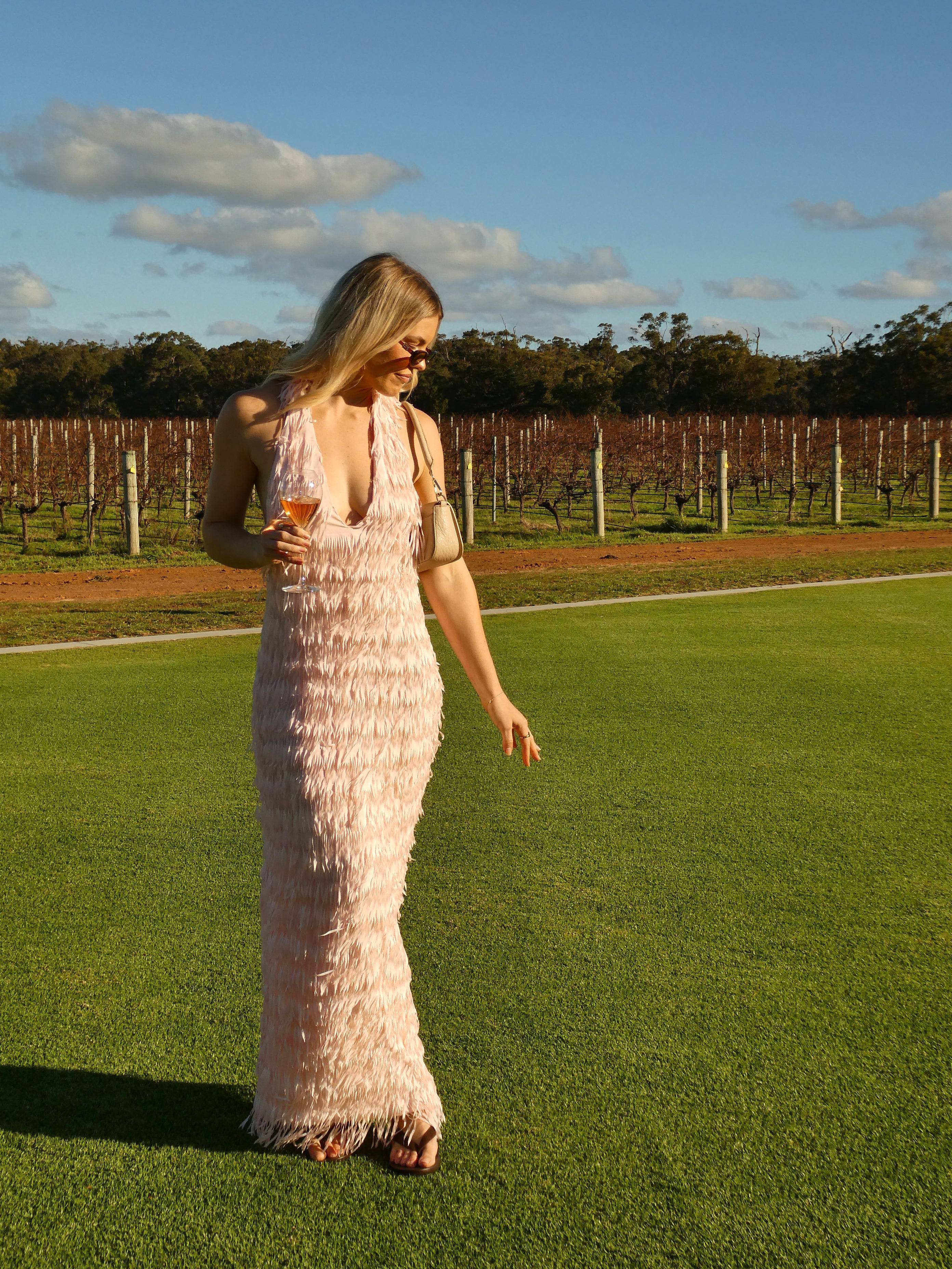 ISCHIA FRINGE DRESS