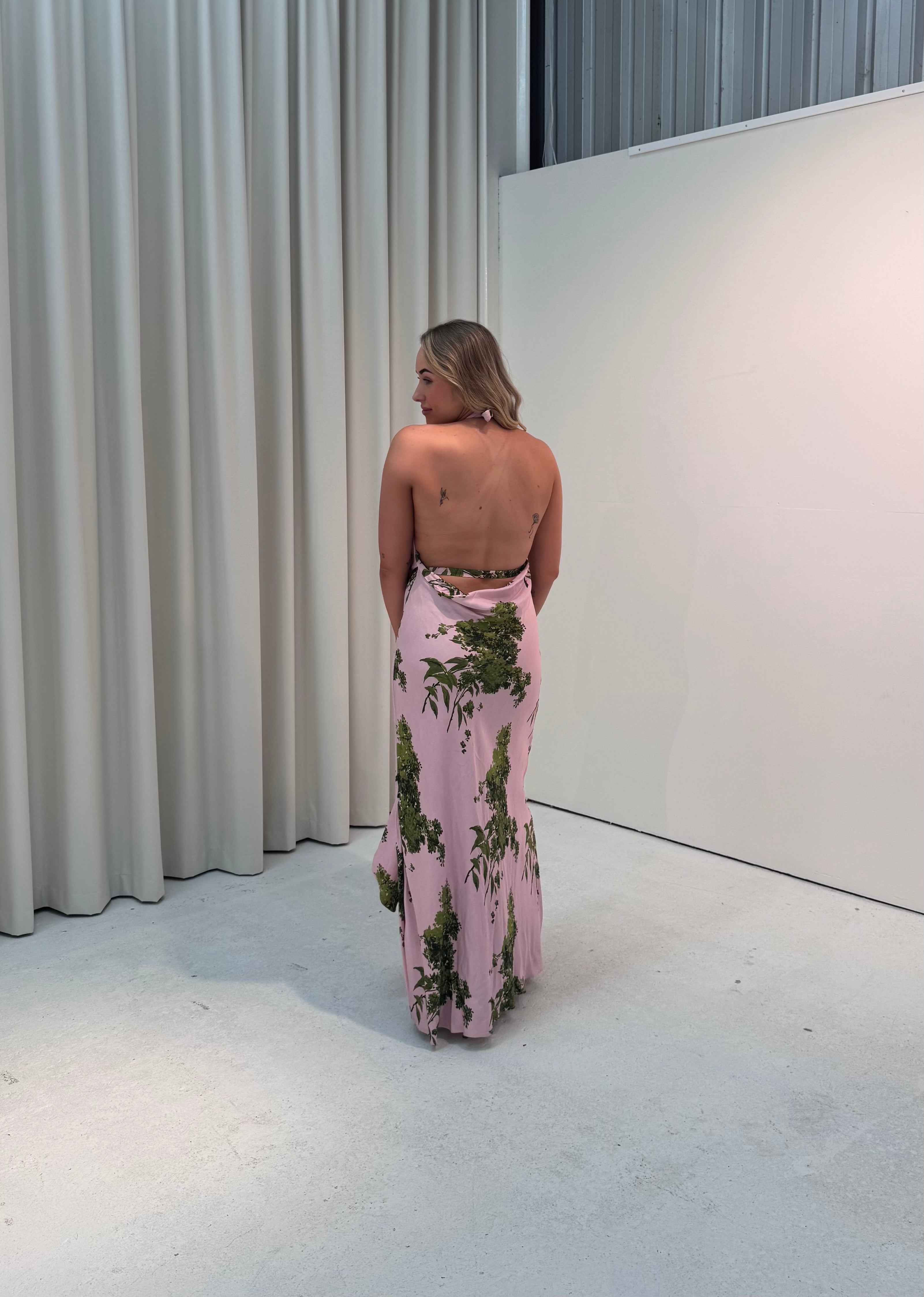PLUNGE COWL MAXI